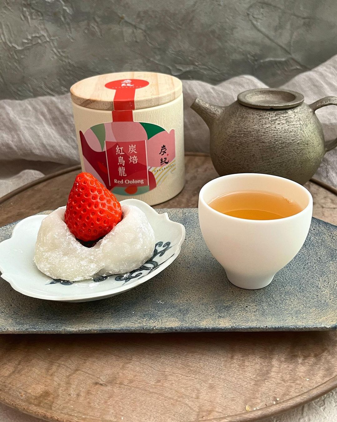 炭火焙煎 紅烏龍茶(茶葉 50g缶)