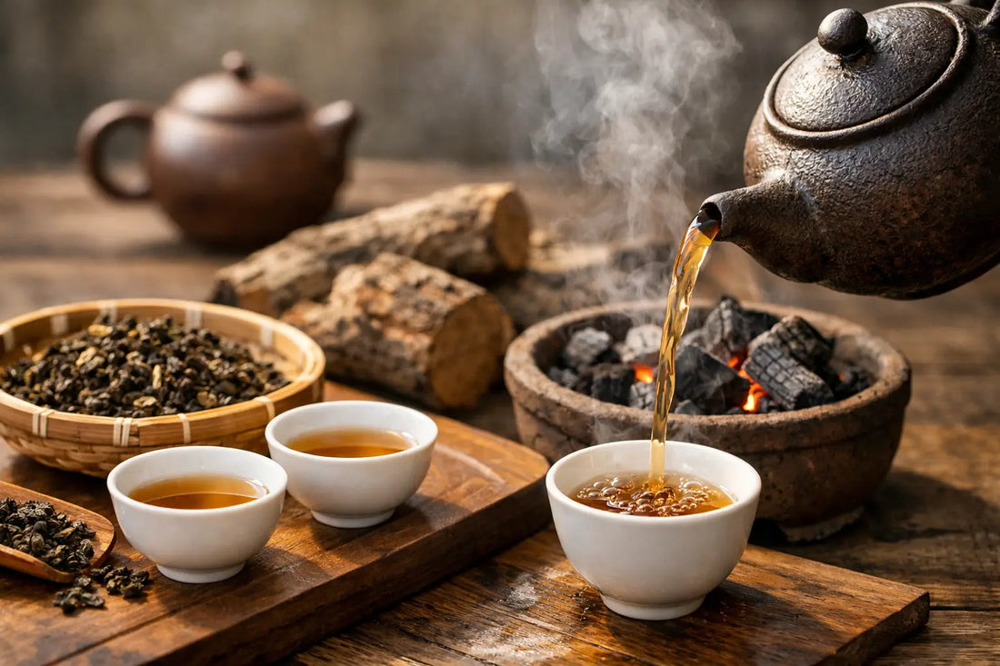 龍眼木炭焙煎 台湾茶の香りと余韻