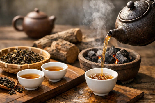 龍眼木炭焙煎 台湾茶の香りと余韻