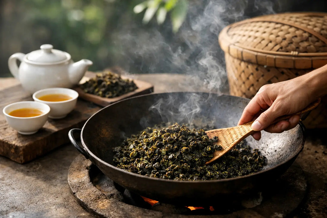 台湾烏龍茶の手焙煎とは？香りと余韻の違いを知る