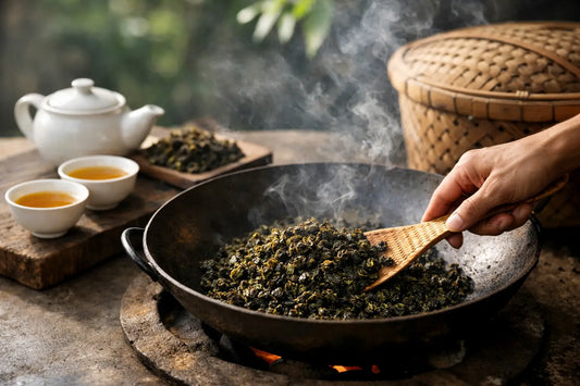 台湾烏龍茶の手焙煎とは？香りと余韻の違いを知る