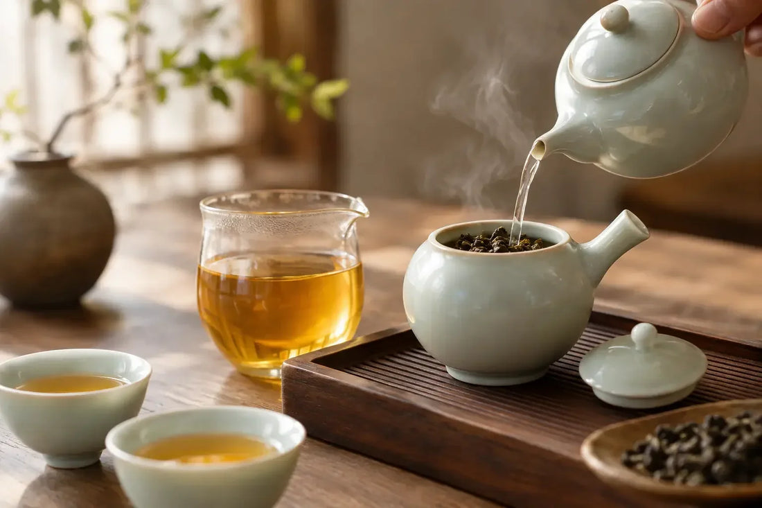 急須で炭火焙煎烏龍茶を淹れる方法。100℃で引き出す芳醇な香りと回甘の余韻