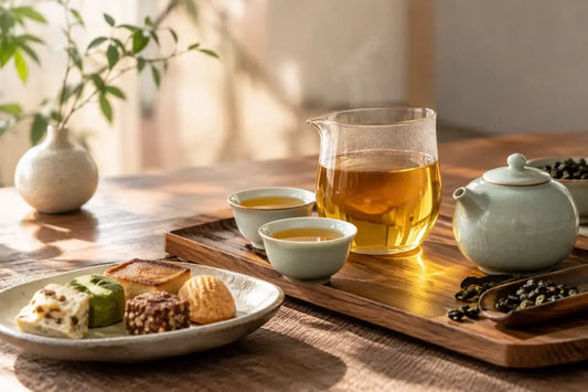 烏龍茶 ペアリング お菓子 7選｜炭火焙煎の香りを美しく引き立てる甘味