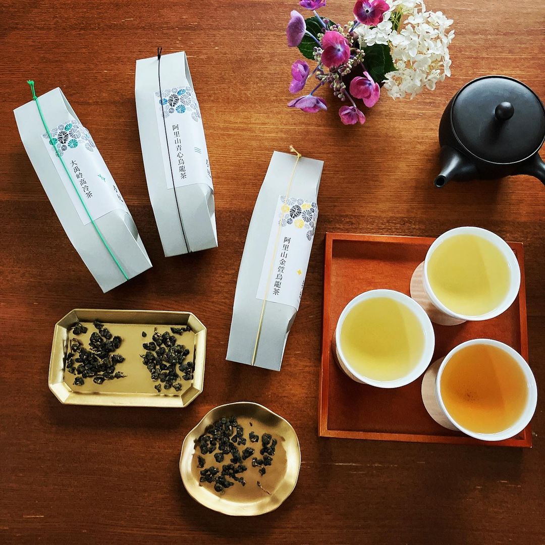 高級茶葉３種セット（大禹岭高冷茶／阿里山青心烏龍茶／阿里山金萱烏龍茶）