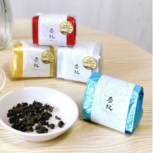 【缶なし】四季シリーズ（茶葉 50g）各種（四季春茶 / 紅烏龍 / 金萱茶 / 烏龍茶）