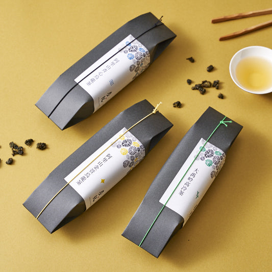 高級茶葉３種セット（大禹岭高冷茶／阿里山青心烏龍茶／阿里山金萱烏龍茶）