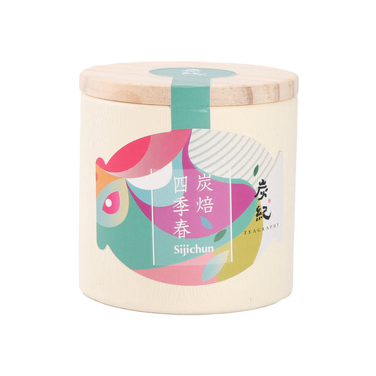 炭火焙煎 四季春茶（茶葉 50g缶）